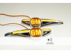 Светодиодный поворотник с логотипом GM